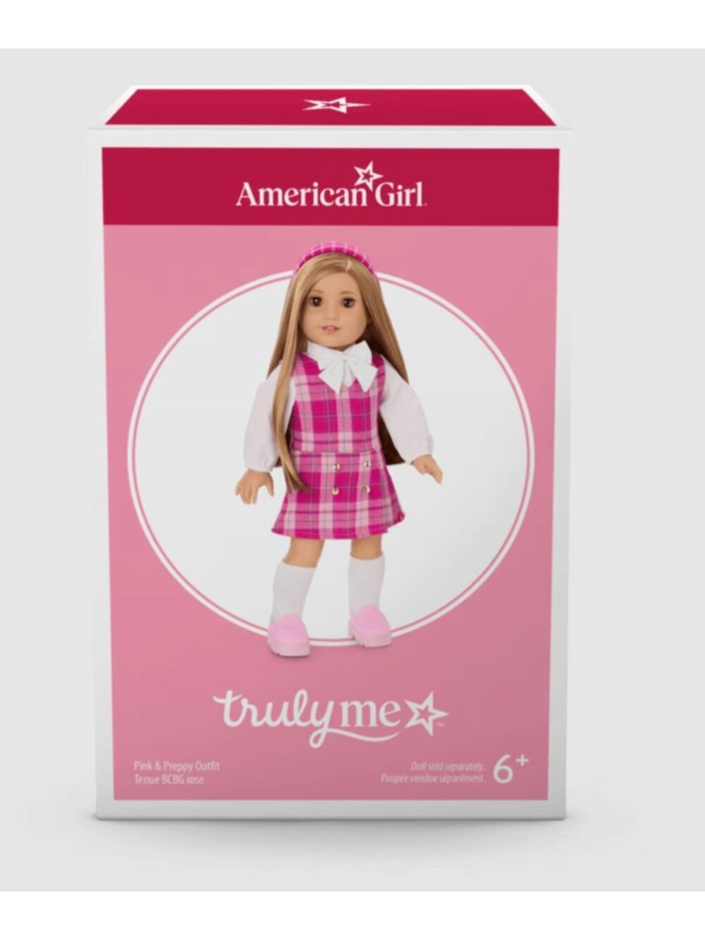 American Girl Truly Me Pink & Preppy Outfit – Brand New in Box 18" Doll Clothes